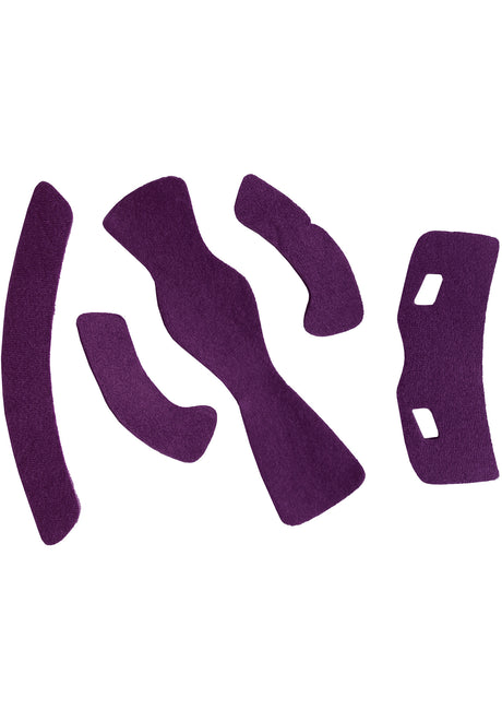 Youth Helmet Pad Kit DC 5er purple Vorderansicht