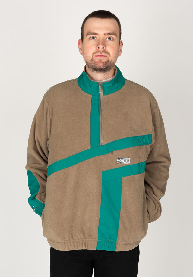 Range Quarter Zip Polar Fleece olive Vorderansicht