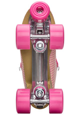 Quad Rollschuhe / Rollerskates pink-tartan Close-Up1