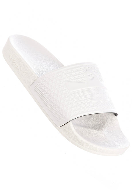 Shmoofoil Slide white-white-gum Vorderansicht