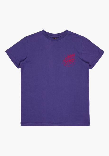 x Pokémon Fire Type 1 Youth purple Rückenansicht