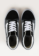 Old Skool V Kids logoblack-grey Close-Up2