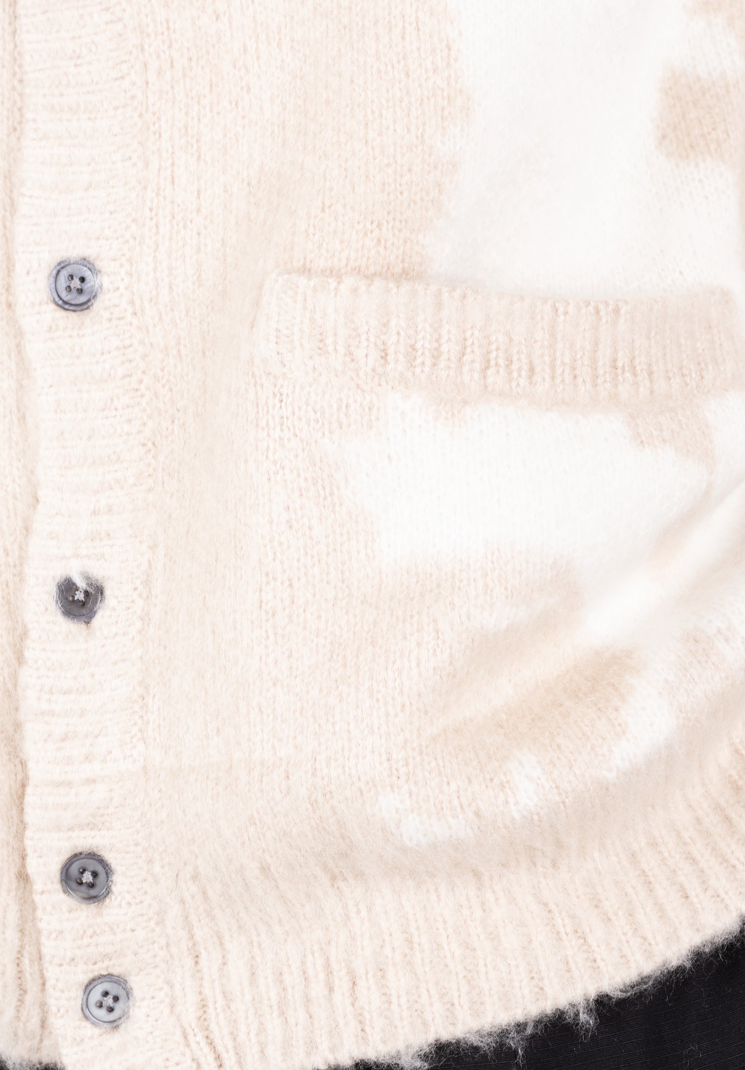 Luka Splatter Cardigan OBEY Cardigan in silvergreymulti for