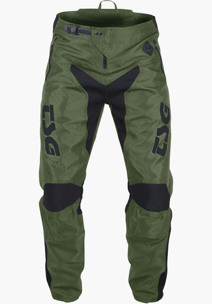 Pantaloni Da MTB TSG Trailz DH - Per Discesa, Neri, Elasticizzati, Con Rinforzi