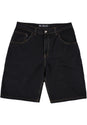 ZA Baggy Jeans Short black-washed Vorderansicht