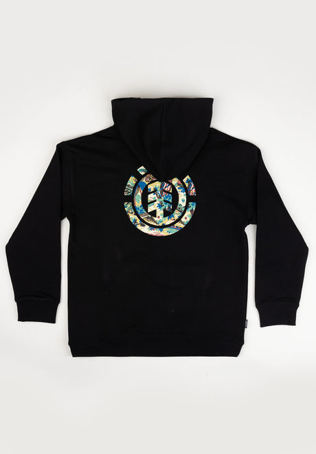 Booboo Icon Hood Youth flintblack Vorderansicht