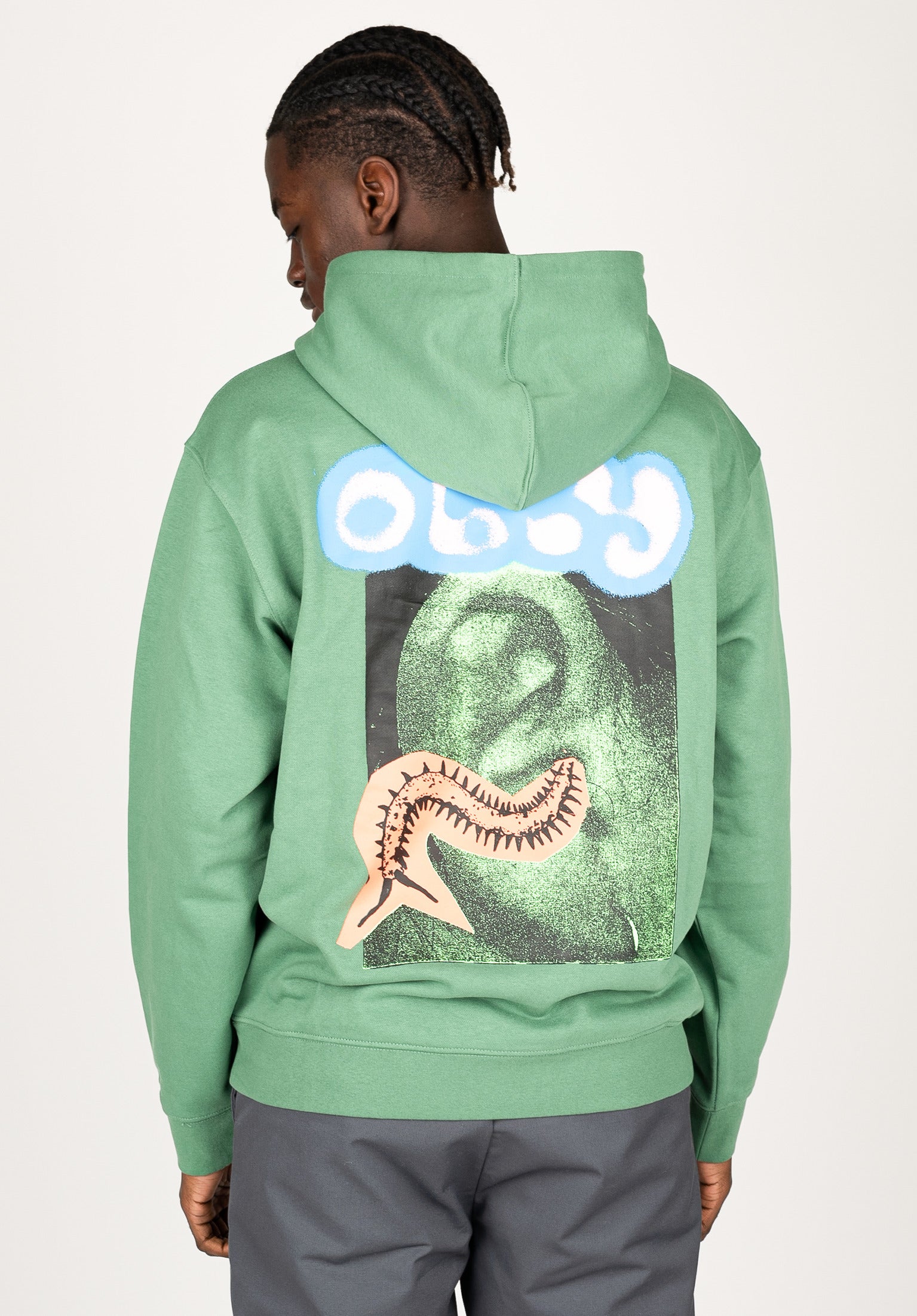 Ear Bug OBEY Hoodie in palmleaf for c TITUS