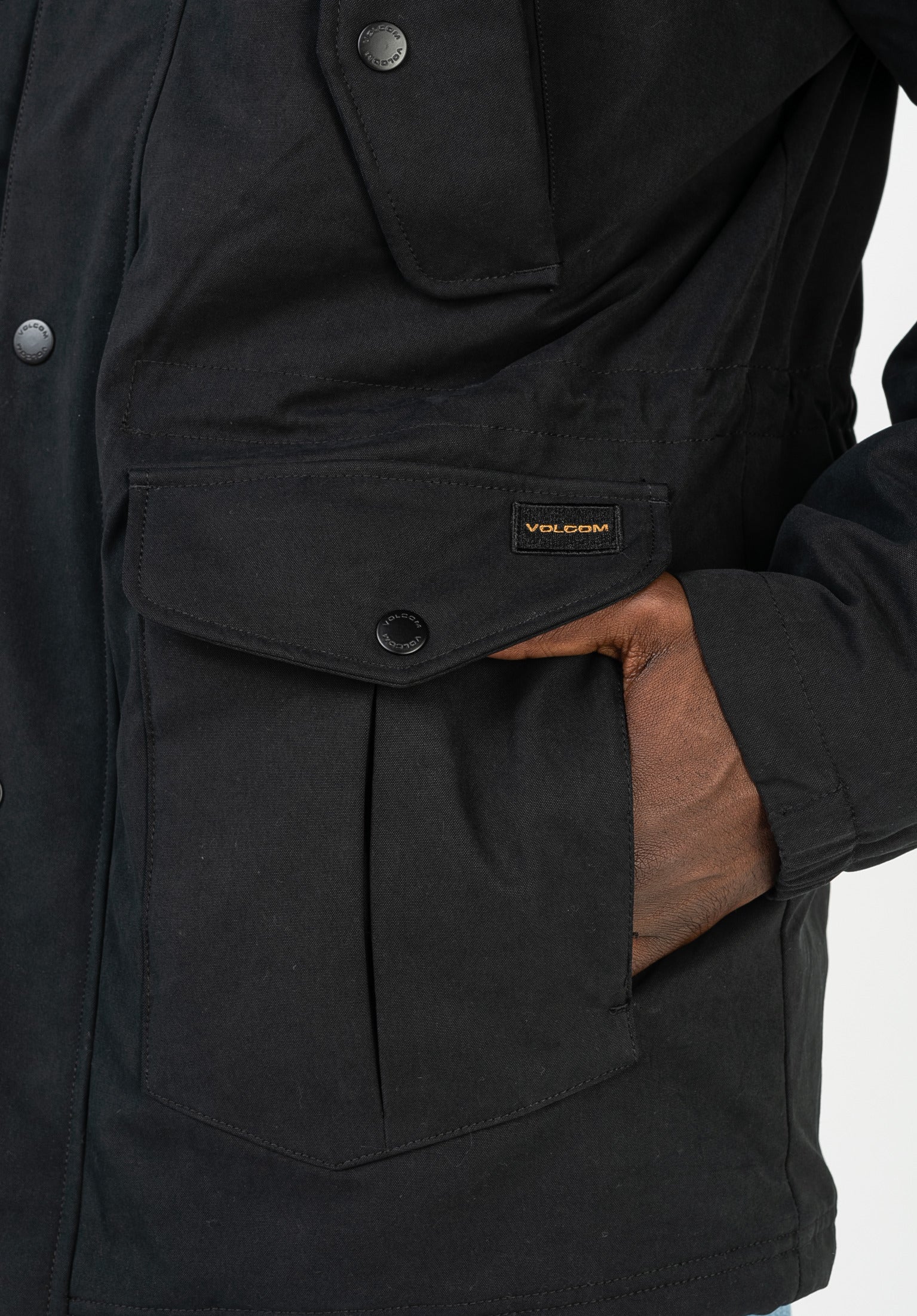 Starget 5K Parka Volcom Winter Jackets in black for men – TITUS