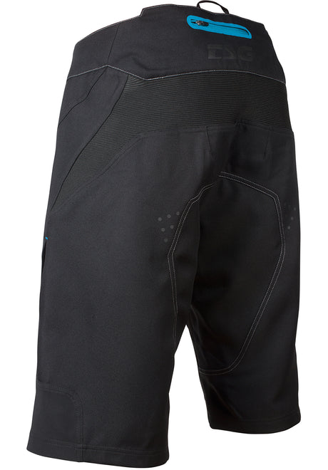 AK2 Bike Shorts black-blue Rückenansicht