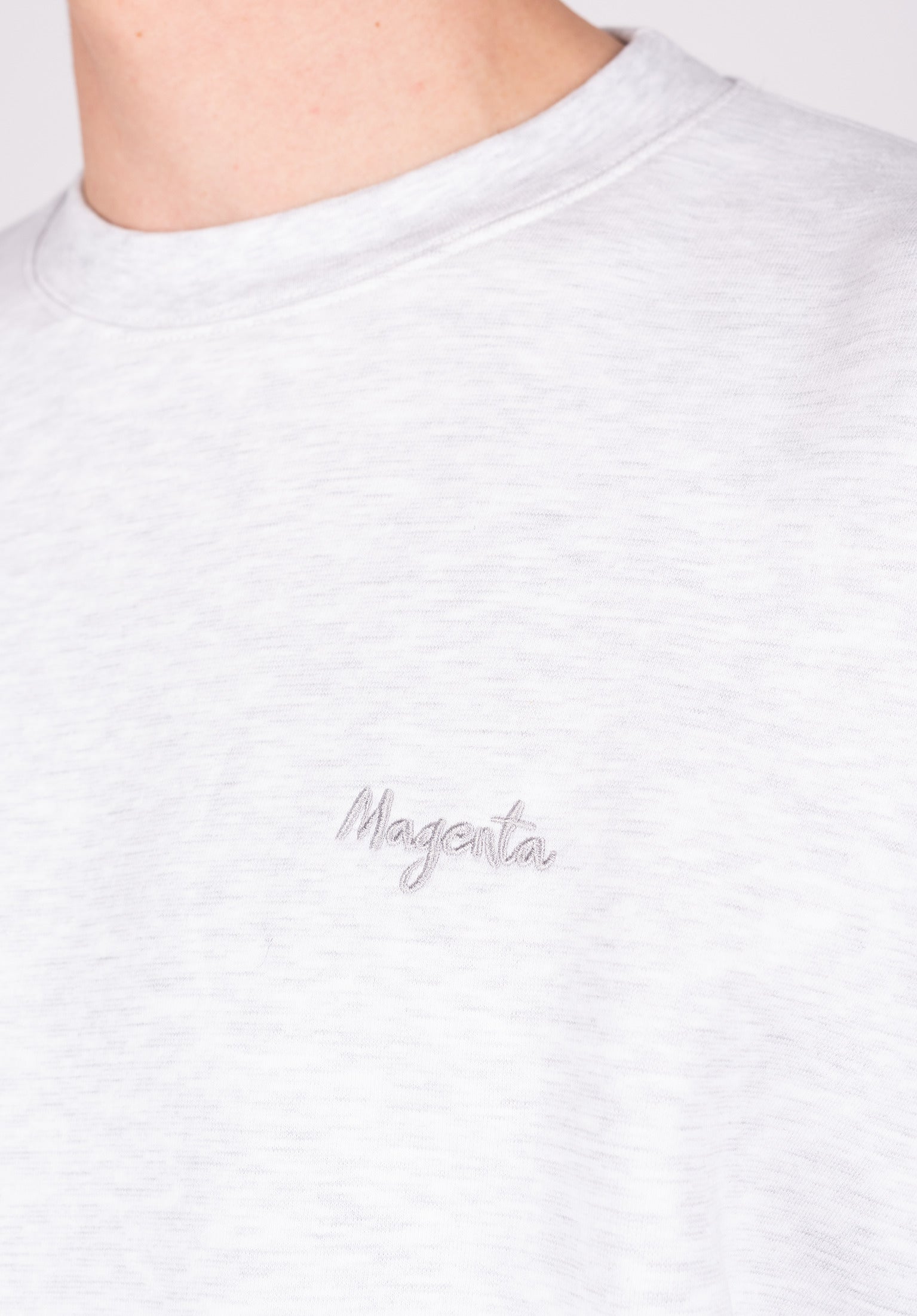 【MAGENTA SKATEBOARDS 】SCRIPT CREWNECK [NATURAL] Tops - Magenta Skateboards