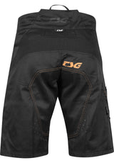 Worx Shorts black-orange Rückenansicht