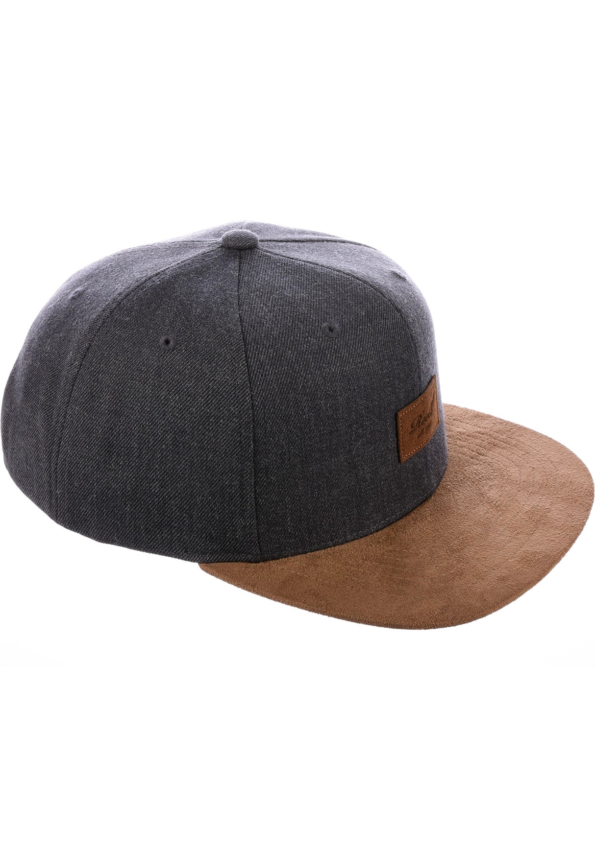 Suede 6-Panel heathercharcoal Close-Up2
