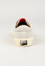 VM001 Suede Low white-white Seitenansicht