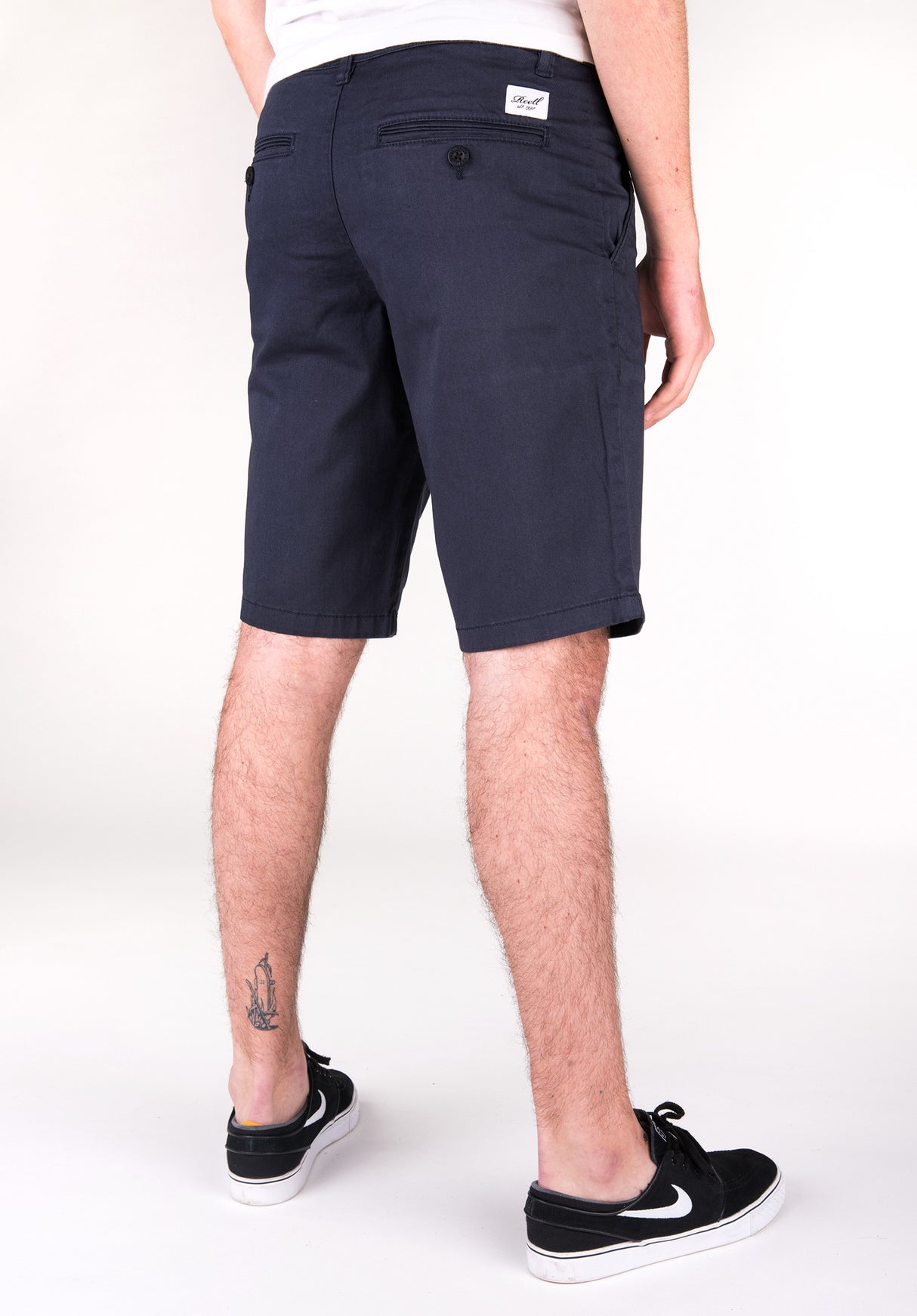 Flex Grip Chino Short navy Rückenansicht