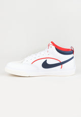 React Leo PRM white-midnightnavy-universityred-white Oberansicht