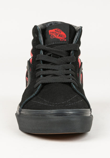 Sk8-Hi Kids logo-black-red Rückenansicht