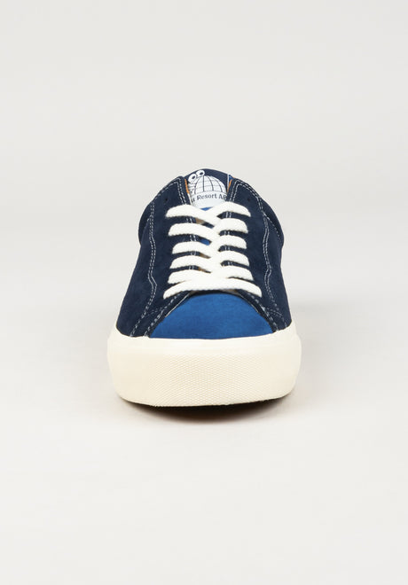 VM003 Suede Low duoblue-white Rückenansicht