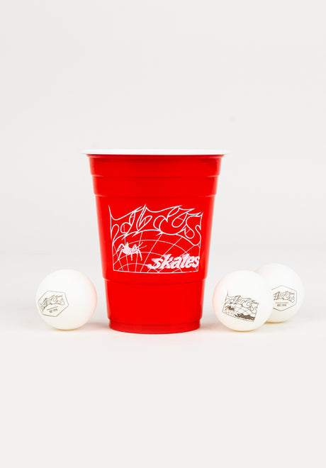 TITUS Skates Beer Pong Cups 22 Pack red Vorderansicht