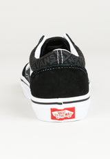 JN Old Skool logoblack-truewhite Seitenansicht