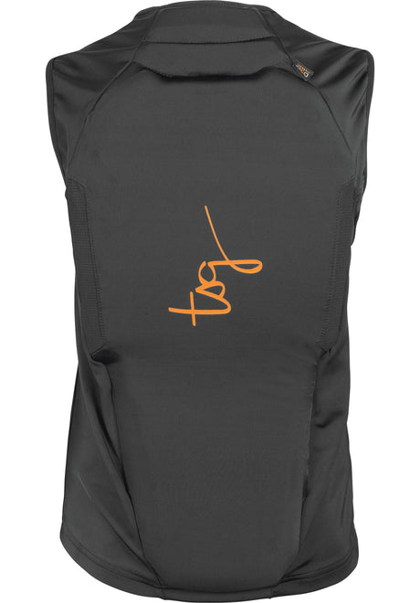 Backbones Vest WMN D3O black-orange Rückenansicht