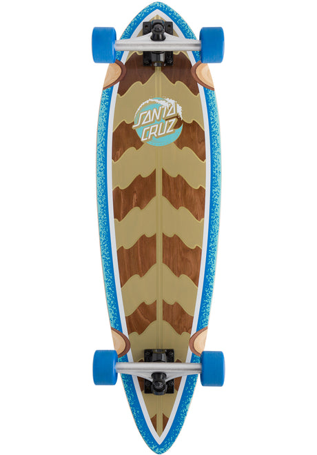 Stipple Wave Dot Pintail brown-blue Vorderansicht