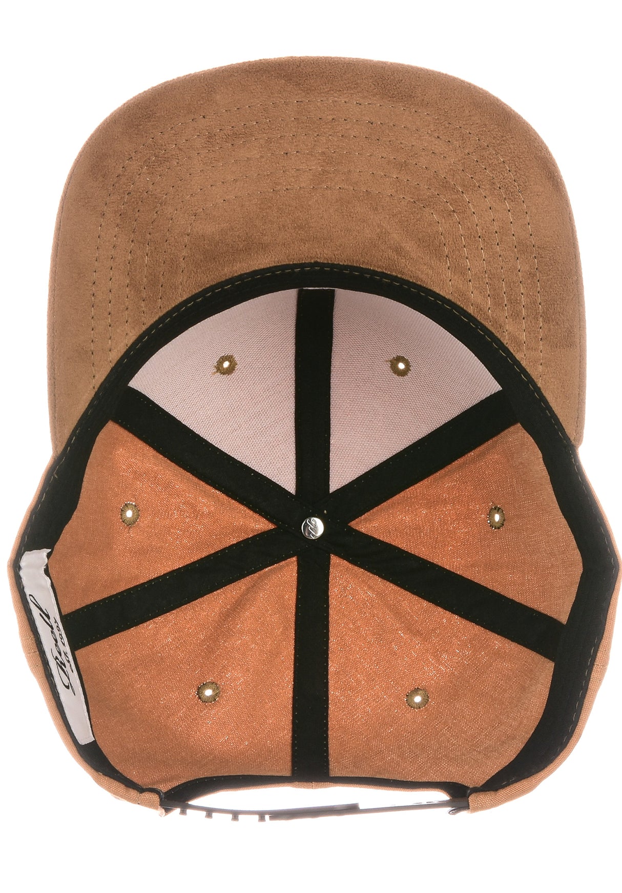 Suede 6-Panel ocrebrown Oberansicht