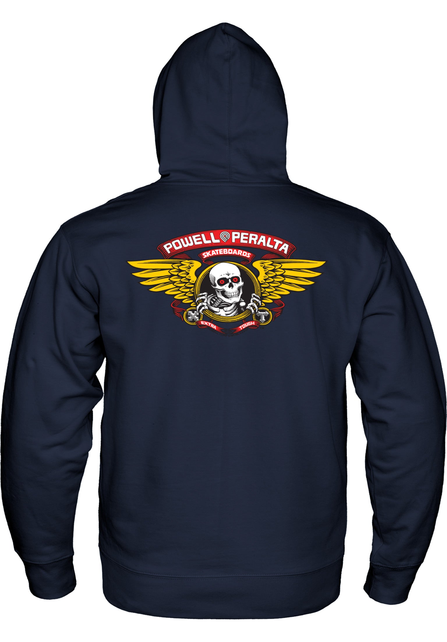 Winged Ripper Medium Weight Powell-Peralta Hoodie in navy for men