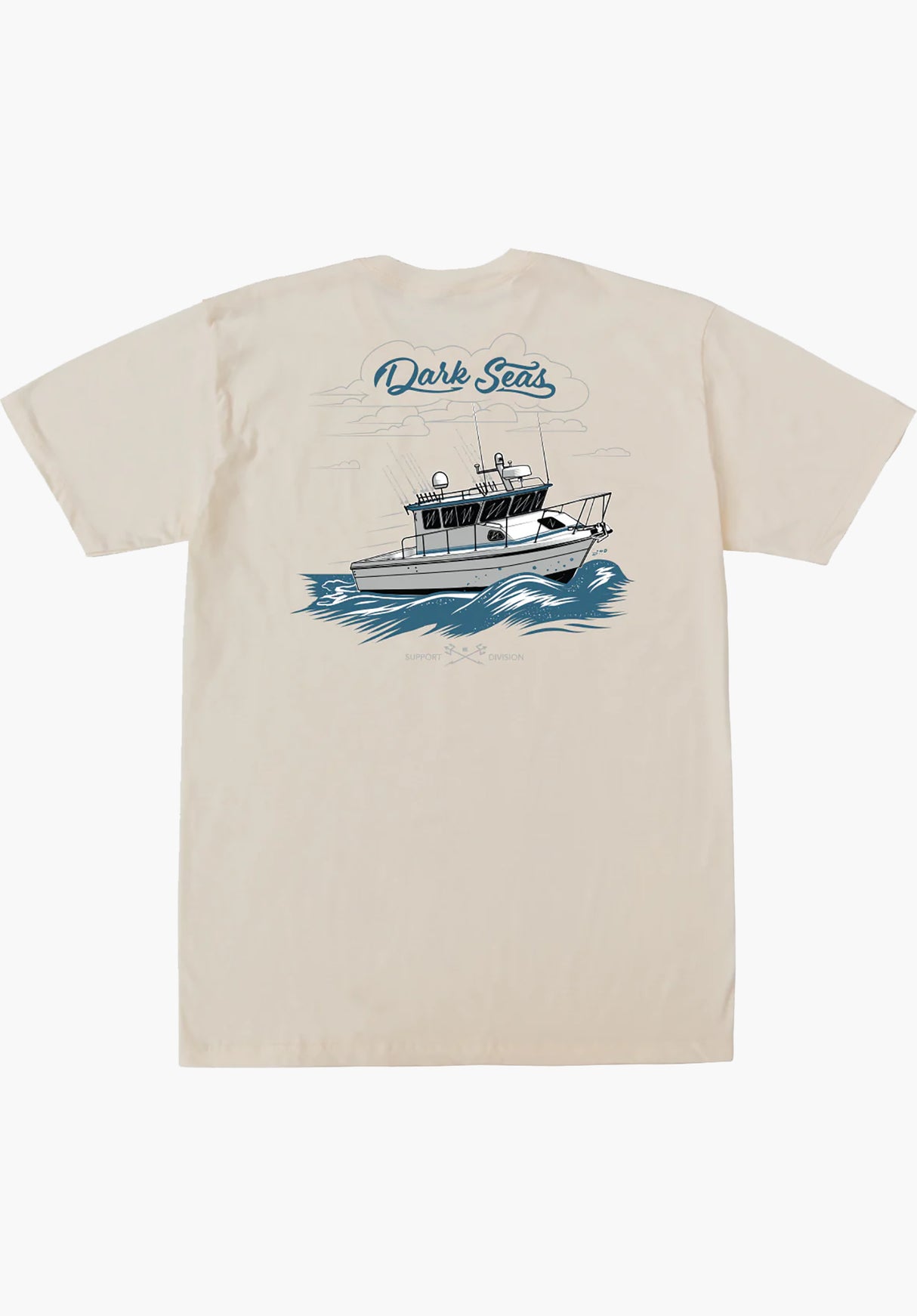 Rough Waters Premium Tee cream Rückenansicht