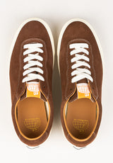 VM001 Suede Low chocbrown-white Close-Up2