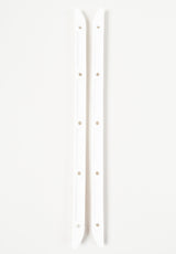 Slimline HSR Rails white Rückenansicht