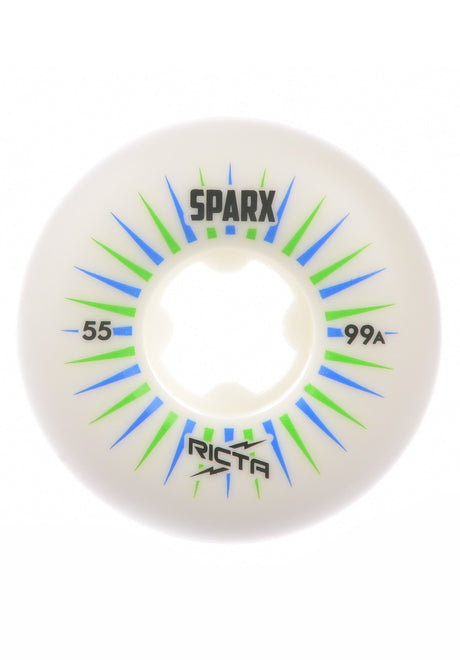 Framework Sparx 99a white-blue Vorderansicht