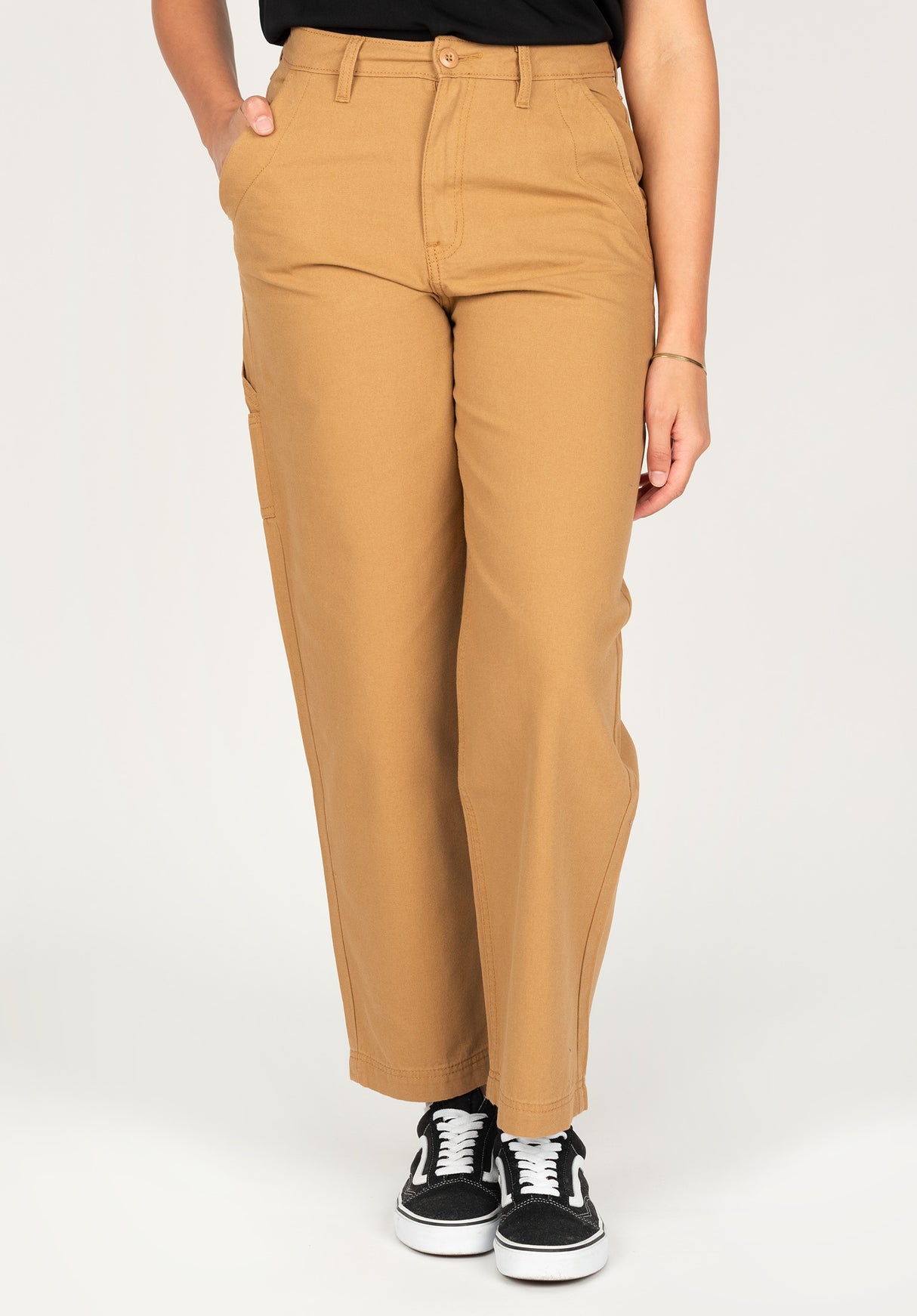 Ground Work Pant Vans Chino- Cloth pants in tobaccobrown for