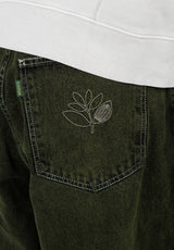 OG Denim Pants Stitch greendenim Close-Up2
