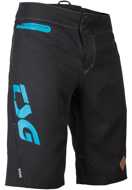 AK2 Bike Shorts black-blue Vorderansicht