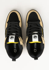 Comanche 2.0+ black-tan-yellow Close-Up2