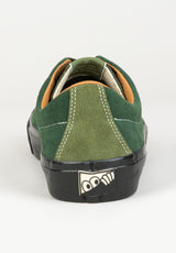 VM003 Suede Low duogreen-black Seitenansicht