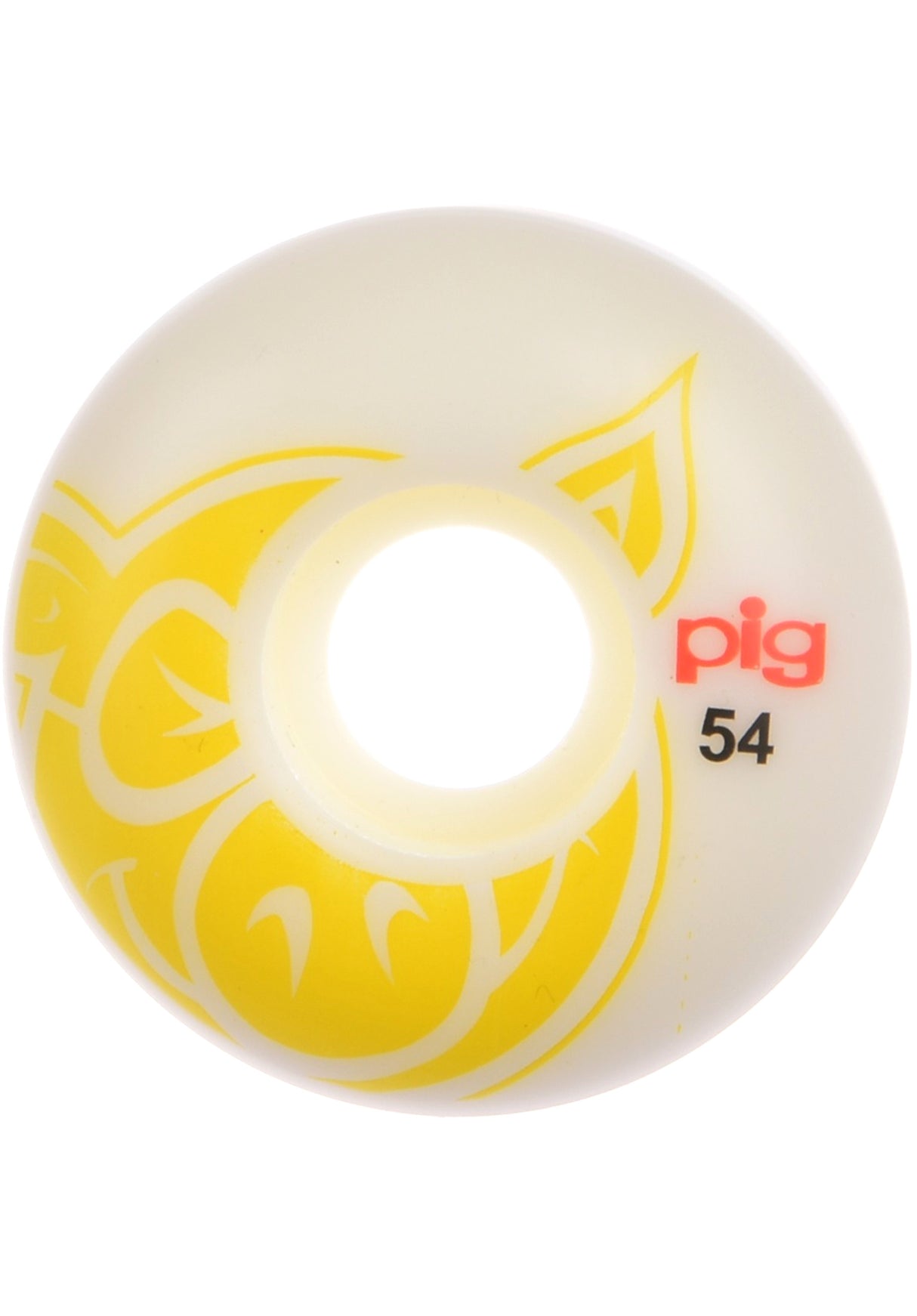 Pig Head 101A white-yellow Vorderansicht
