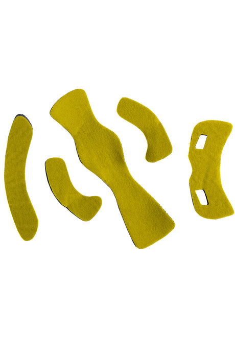 Toddler Helmet Pad Kit DC 5er yellow Vorderansicht