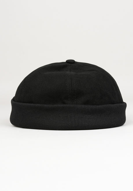 Docker Cap black Vorderansicht