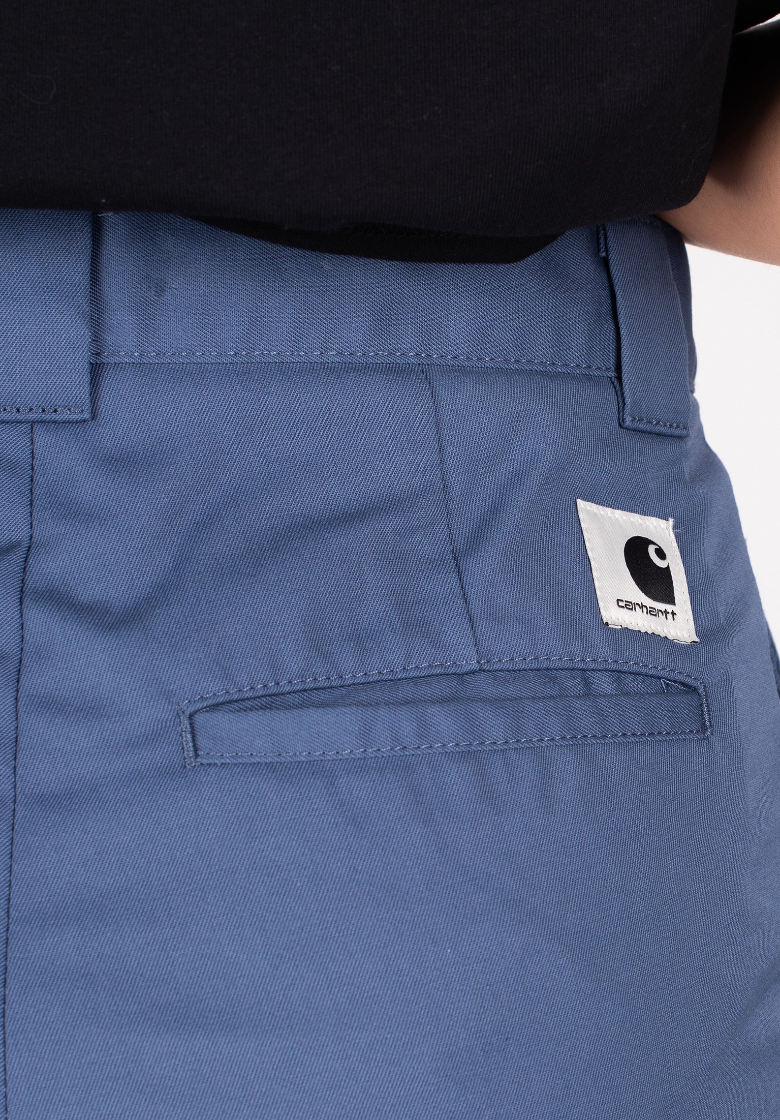 W' Master Carhartt WIP Chino- / Cloth pants in hudsonbluerinsed