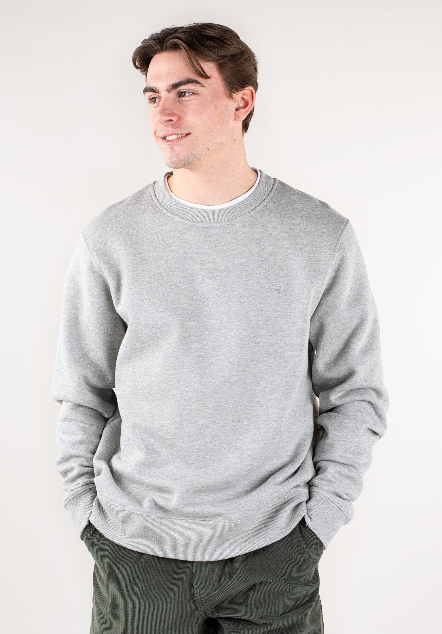 Easy Crew Rules Sweatshirt in heathergrey for men – TITUS