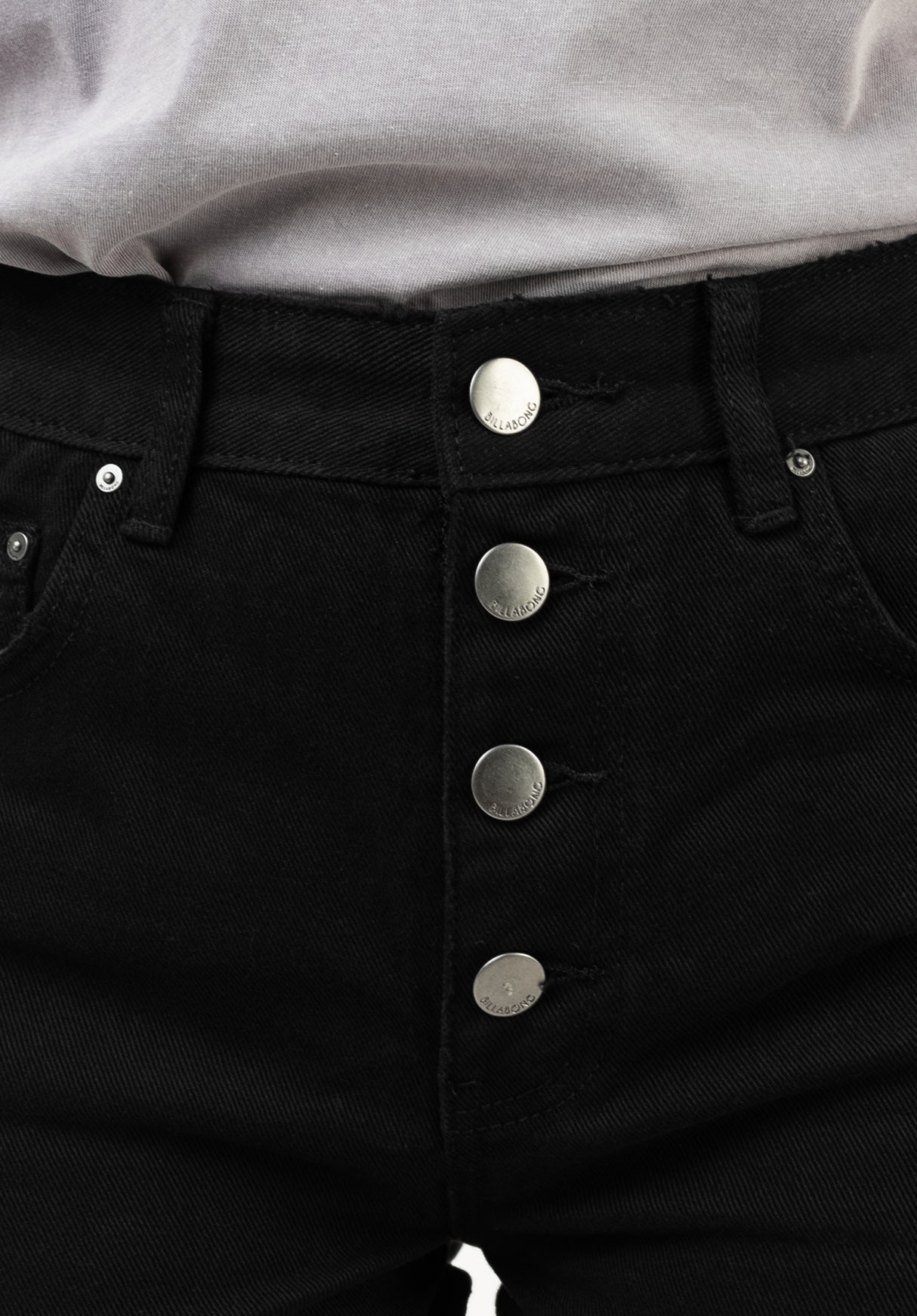 Button Front High Tide black Oberansicht