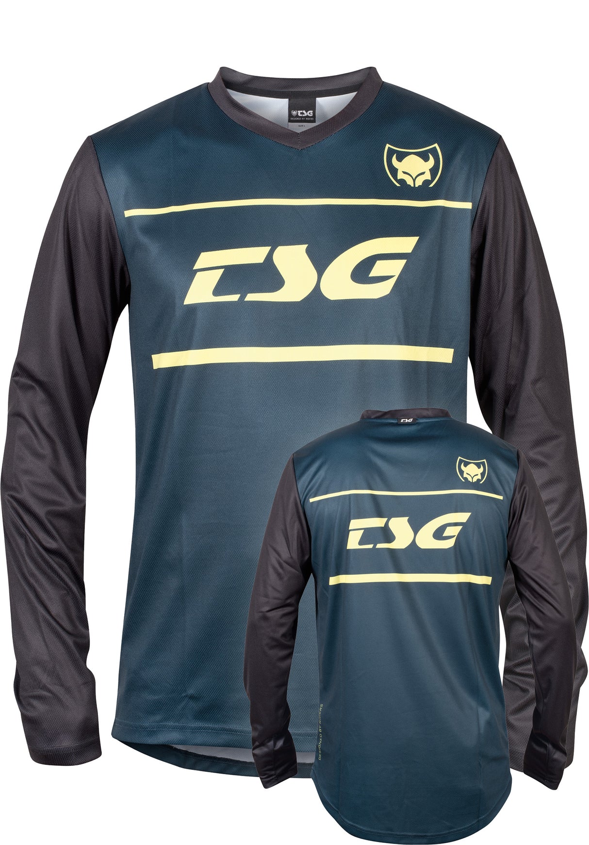 Plain Jersey blue Vorderansicht