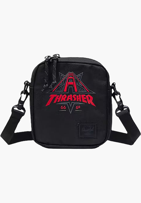 Thrasher Crossbody black Vorderansicht