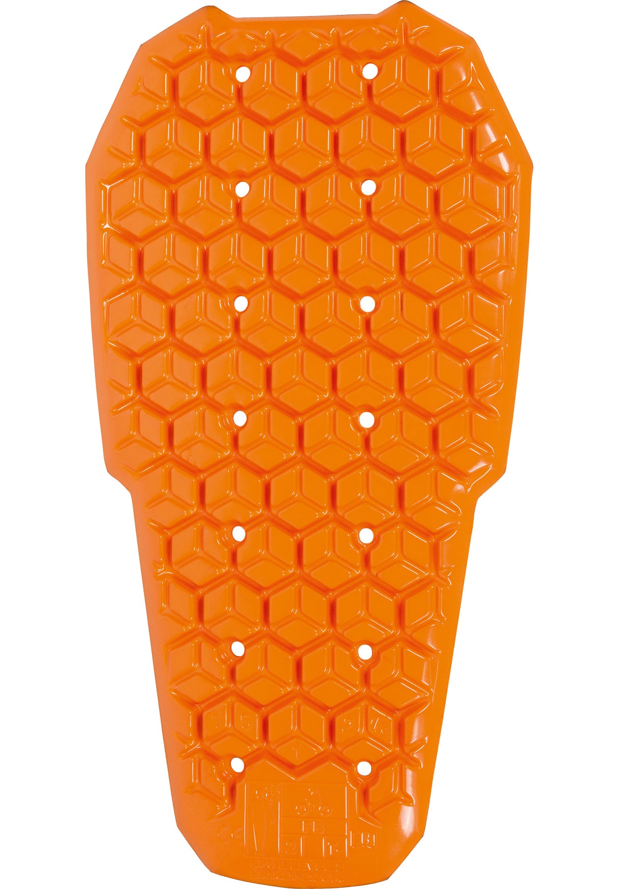 Backbone Vest D3O black-orange Seitenansicht