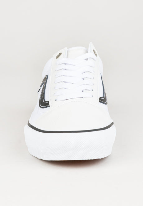 Skate Old Skool leatherwhite-white Rückenansicht