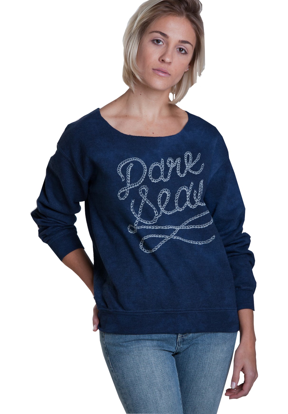DS Rope Script Girls indigo-stain Vorderansicht