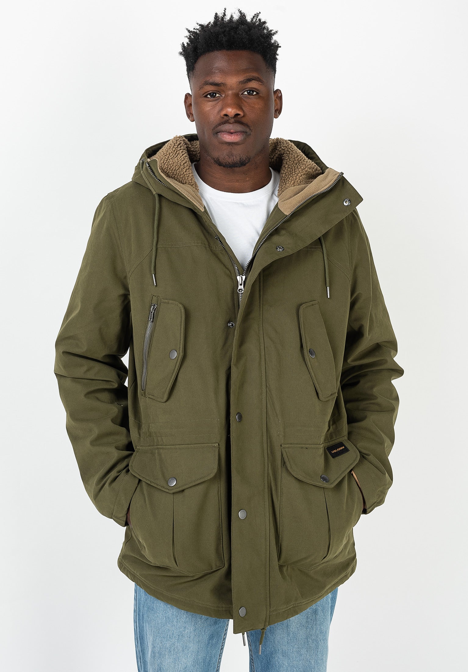 Starget 5K Parka Volcom Winter Jackets in military for c TITUS