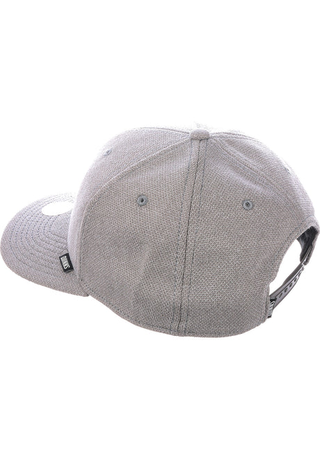 6P TrueFit Cap Nothing Club Piqué grey Rückenansicht