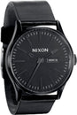 The Sentry Leather allblack Vorderansicht